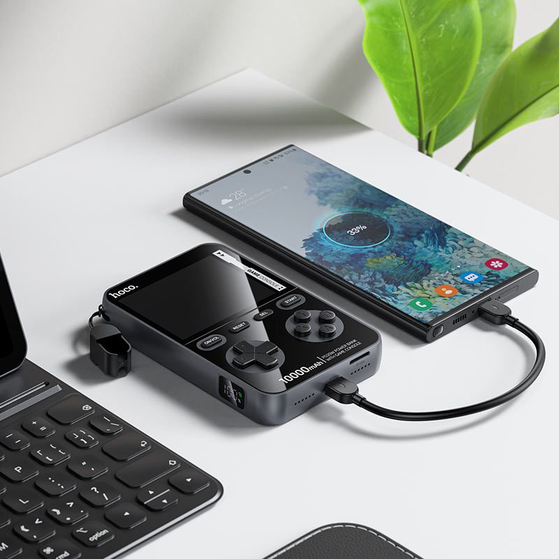 Hoco Q47 Shine PD20W power bank with game console(10000mAh) metal gray