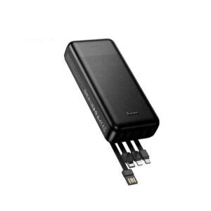 Hoco J163A Wonderful power bank with 4 cables(20000mAh) black
