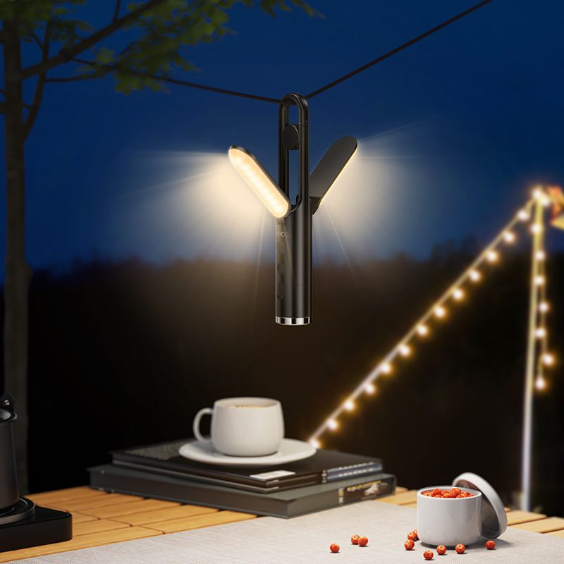 Hoco HX13 multifunctional camping light black