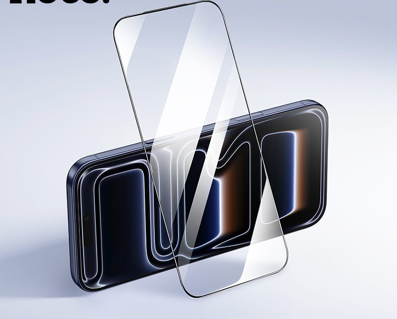 Hoco Bear defense series full screen HD anti static tempered glass set iP16 Pro Max(10PCS)(G777) black - imagine 3