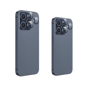 Hoco Crystal clear HD 3D metal frame lens glass iP17 Pro/Pro Max(V14) space gray