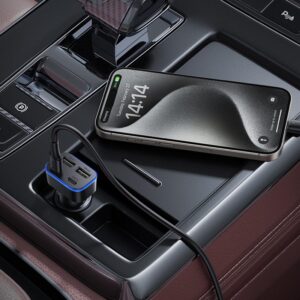 Hoco Z63 Barry four-port car charger black
