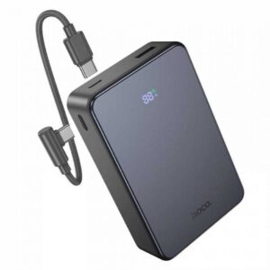 Hoco J170A Starlight 22.5W+PD20W fully compatible power bank with cable(20000mAh)(CCC) metal gray