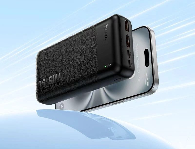 Hoco J159A Essence 22.5W+PD20W fully compatible power bank(20000mAh) black