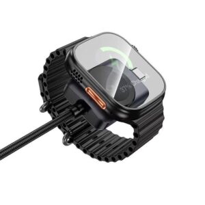 Hoco CW66 PD100W+iWatch 2-in-1 charging cable black