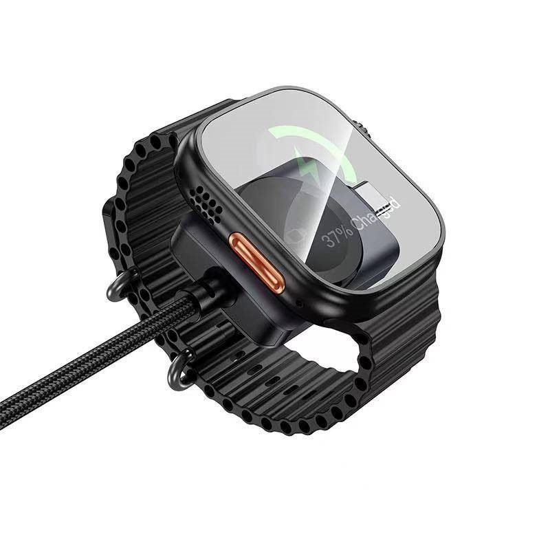 Hoco CW66 PD100W+iWatch 2-in-1 charging cable black