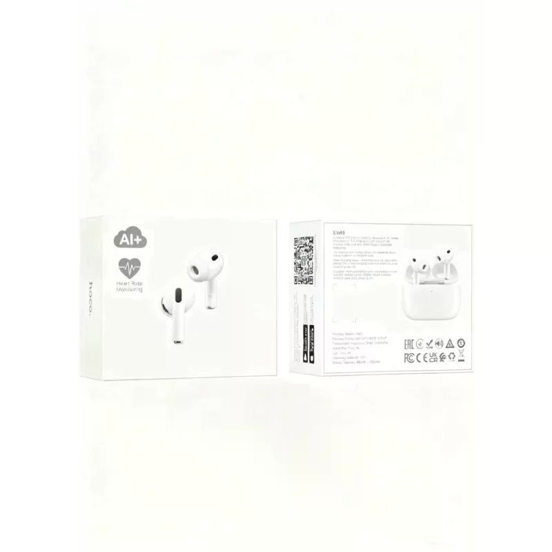 Hoco EW98 ANC Intelligent AI translation+heart rate monitoring headset(App) white - imagine 2