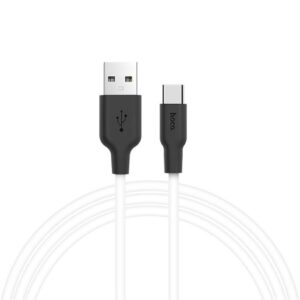 Hoco X21 Silicone Type-C charging cable black&white