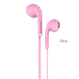 Hoco M39 Rhyme sound earphones with microphone pink
