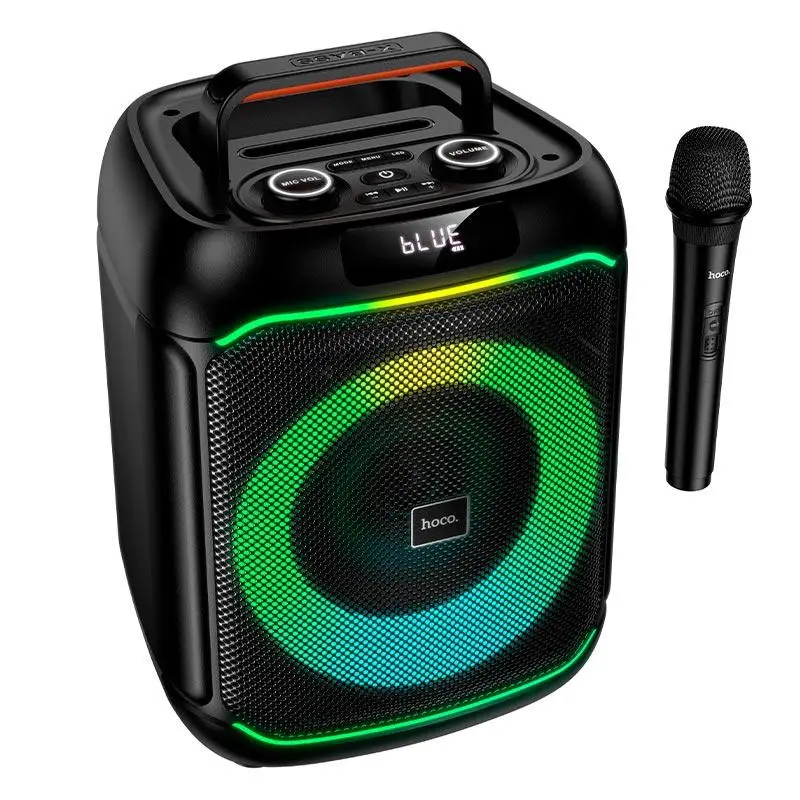 Hoco DS72 Ship 20W outdoor RGB BT speaker with microphone(EU) black