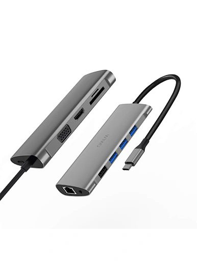 Wiwu Alpha 11 in 1 gray - imagine 2