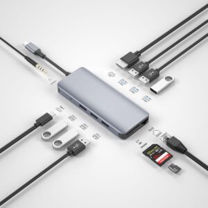 Wiwu Alpha 12 in 1 Hub Gray