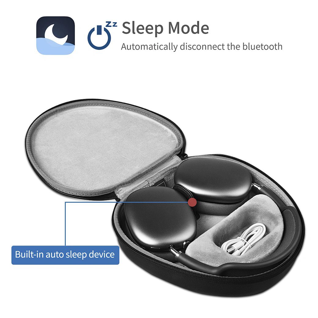 Wiwu Ultrathin Smart Case for Airpods Max AirPods Max Black