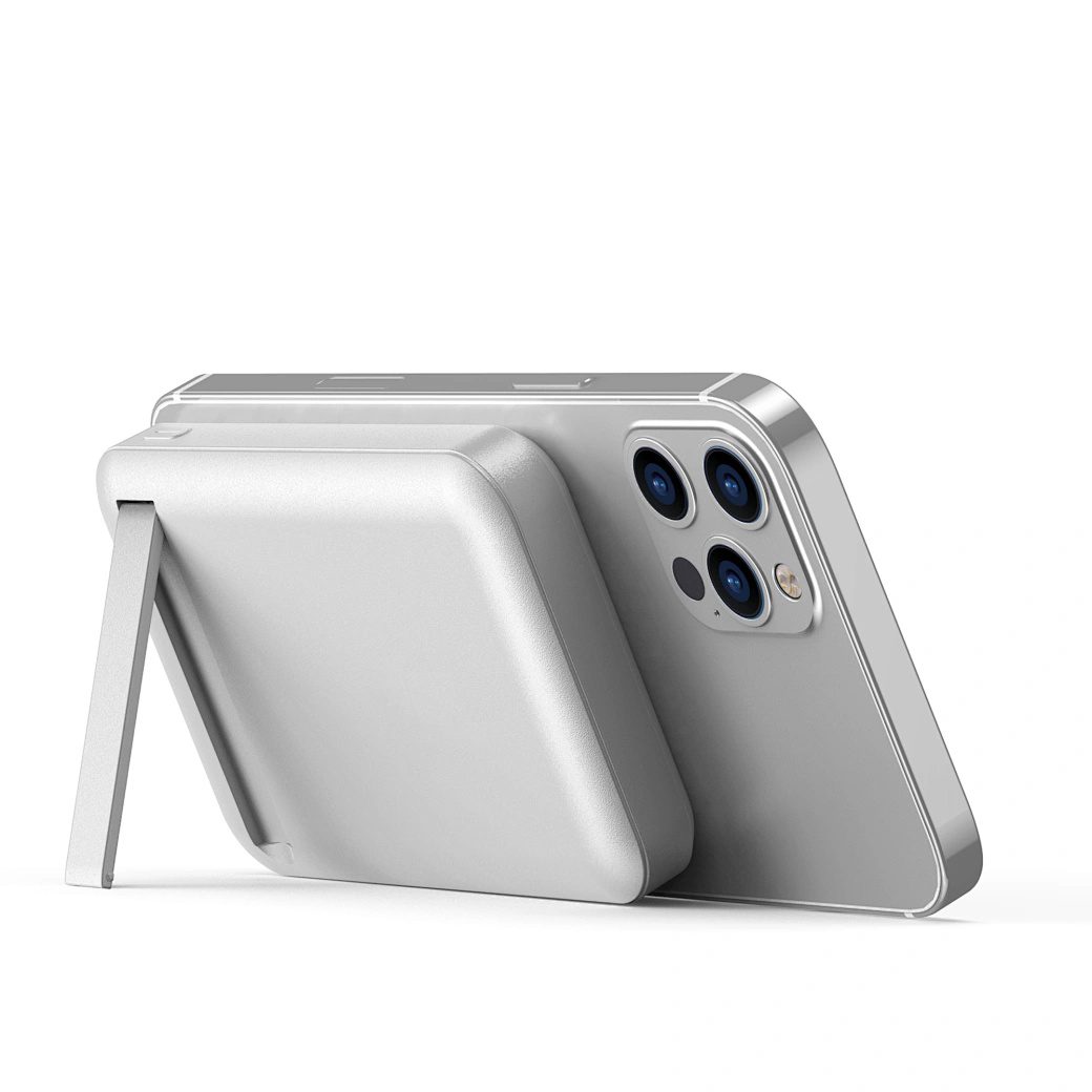 Wiwu Snap Cube- Magnetic Wireless Charger Power Bank 10000mAh SC1000WHT White - imagine 3