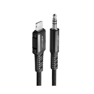 ACEFAST C1-06 Lightning to 3.5mm aluminum alloy audio cable,black