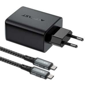 ACEFAST A17 65W GaN multi-function HUB charger set,black (EU)