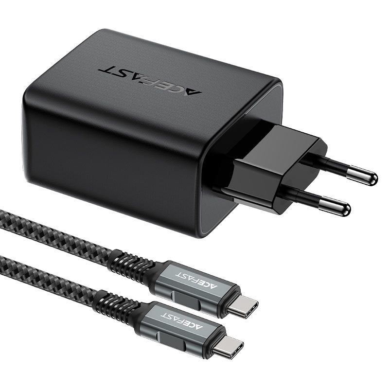 ACEFAST A17 65W GaN multi-function HUB charger set,black (EU)