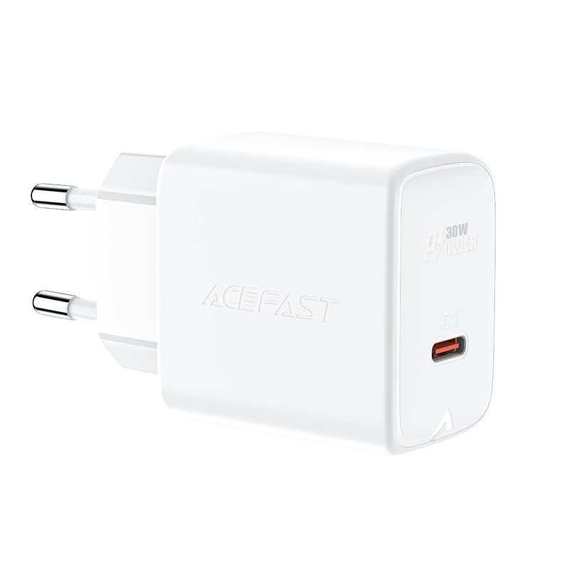 ACEFAST A21 PD30W GaN single USB-C charger,white (EU) - imagine 4