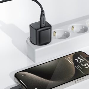 ACEFAST A77 mini PD30W GaN USB-C charger,black