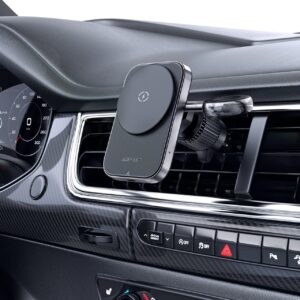 ACEFAST D18 in-car 2-in-1 magnetic wireless charging holder,black