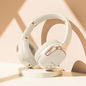 ACEFAST H2 active noise canceling Bluetooth headphones,milky white
