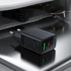 ACEFAST A78 PD20W GaN (USB-A+USB-C) charger,black