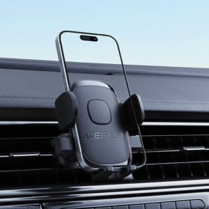 AceFast D56 one-key lock car holder for air vent black
