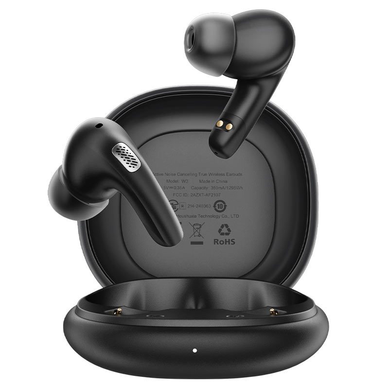 AceFast W3 active noise cancelling true wireless earbuds black