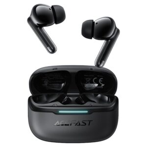 AceFast W5 hybrid noise reduction true wireless earbuds black