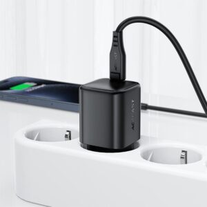 AceFast A134 PD67W mini GaN USB-C fast charger black (EU) black