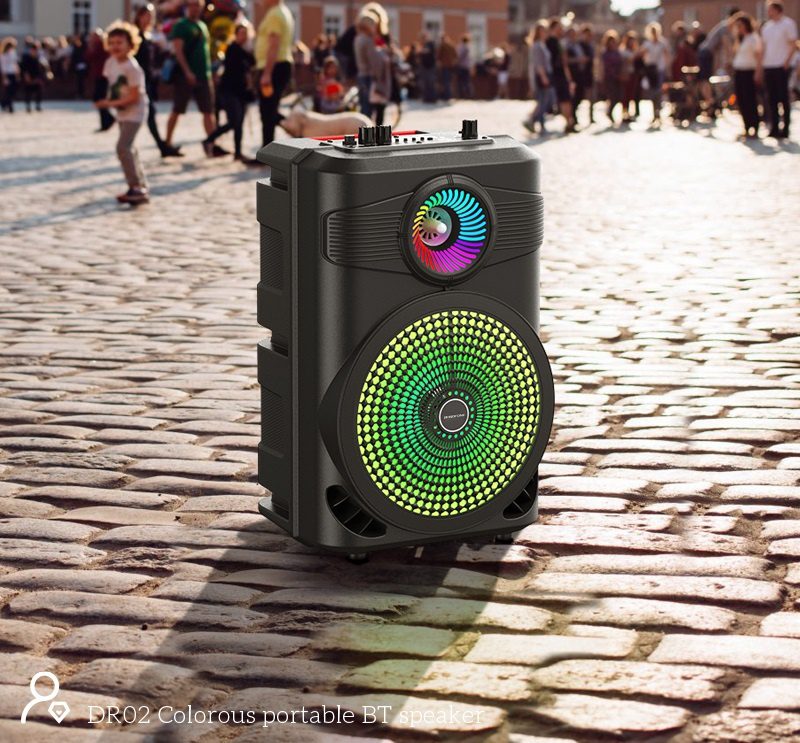 Hoco DR02 Colorous portable BT speaker black