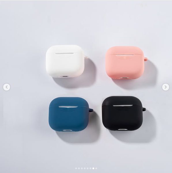 XO K16 APS4 silicone headphone case with Hook for AirPods4 White - imagine 2