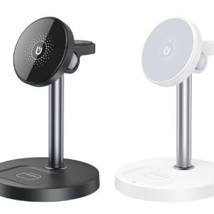 XO CX038 Desktop Holder 15W 3-in-1 Wireless Charger (with Iron Piece) white
