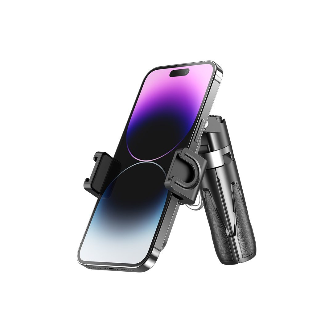 XO SS21 3-in-1 Multi-function Mini Bluetooth Selfie Stick / Camera Aid black - imagine 2