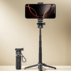 XO SS21 3-in-1 Multi-function Mini Bluetooth Selfie Stick / Camera Aid black