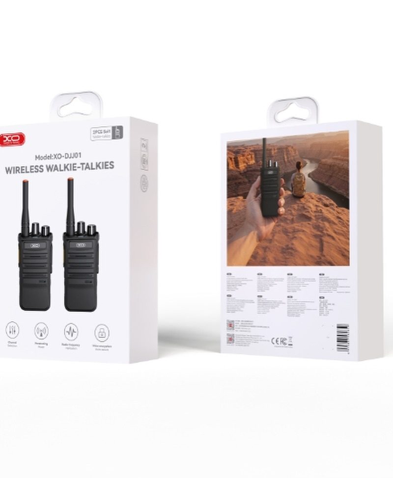 XO DJJ01 (EU) Walkie Talkie (pair) black - imagine 3