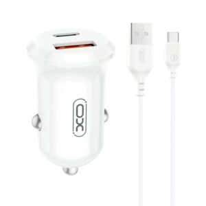 XO CC69 Mini Smart A+C 30W Car Charger white