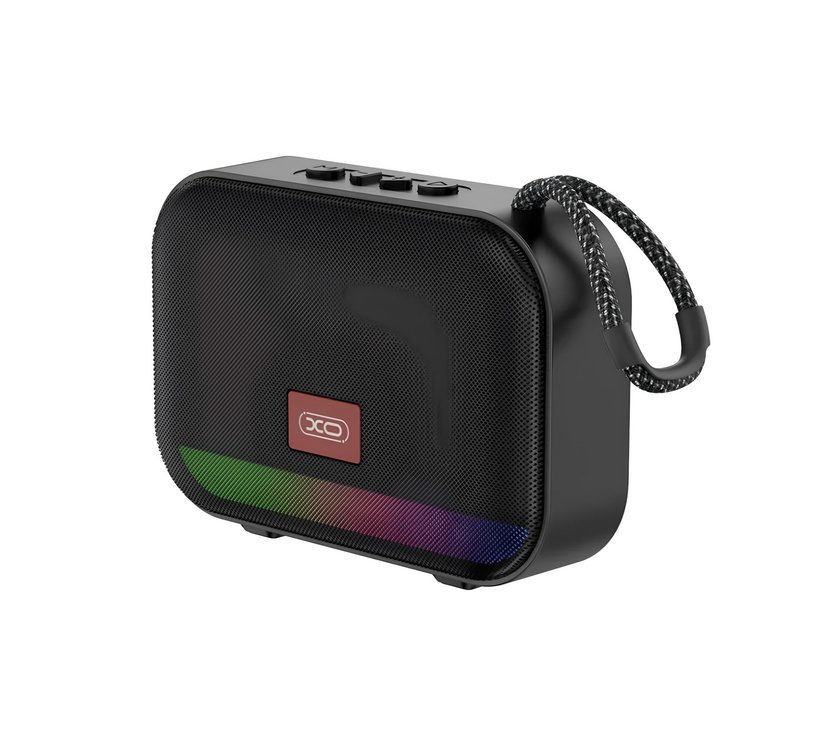 XO F66 Illuminated Small Portable Speaker Black - imagine 2