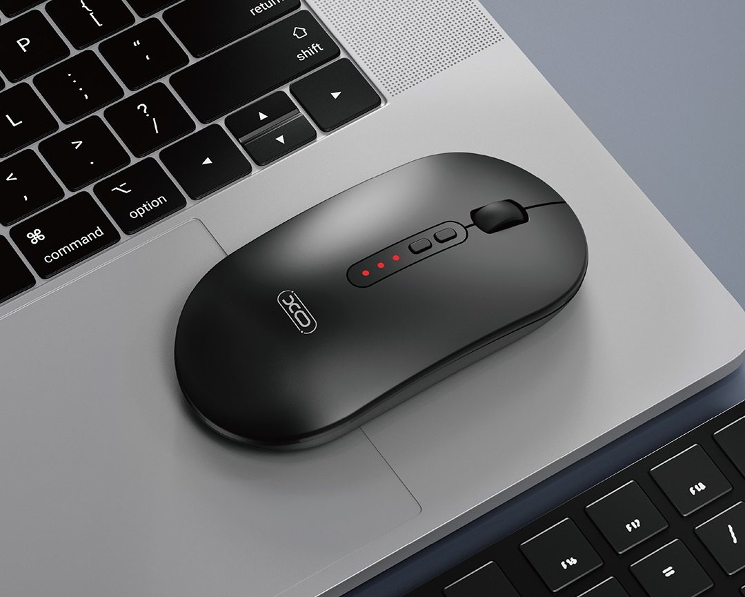 XO M13 Tri-mode Bluetooth Wireless Silent Mouse White - imagine 4