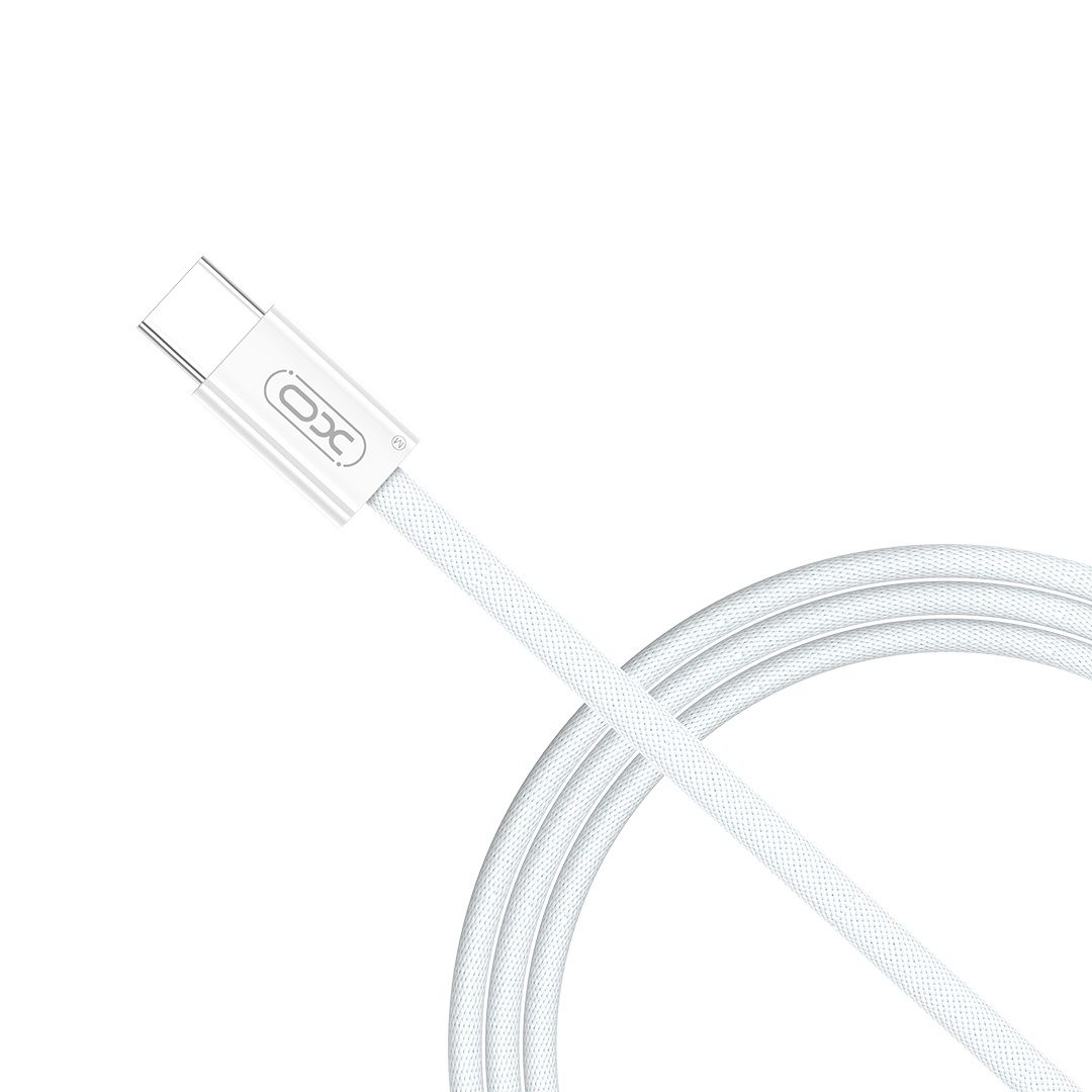XO NB-Q260C Type-c TO Type-c 60W 3m braided data cable White - imagine 2