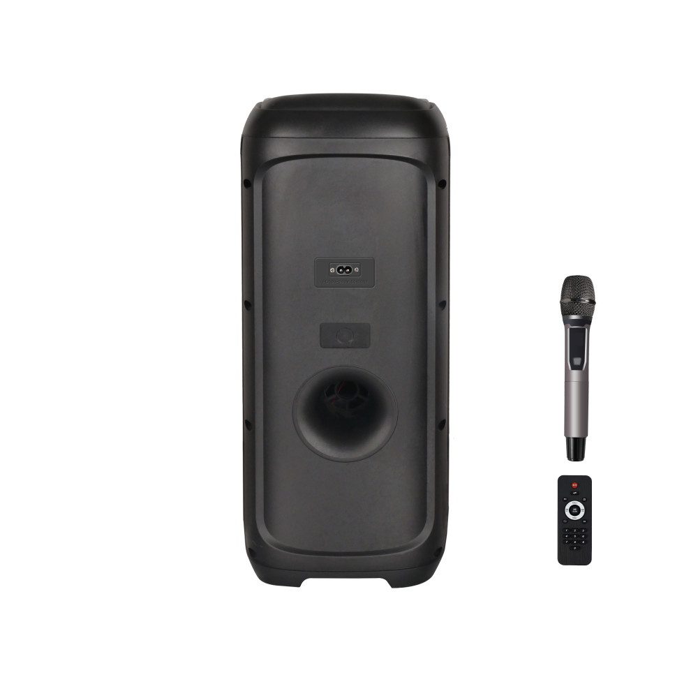 XO F70 AC+DC Dual 6.5 RGB Bluetooth Speaker 40W black - imagine 2