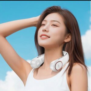XO MF100 Bendable Neck Hanging Fan 1200mAh white