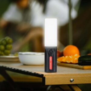XO YH18 Magnetic / Hookable Solar LED Outdoor Light (5-speed light ) Black