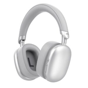 XO BE55 Folding & Swivelling Headband Noise Cancelling ANC Headphone Silver