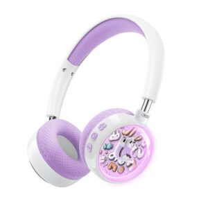 XO BE57 Colorful Elf Kids Wireless Headphones purple