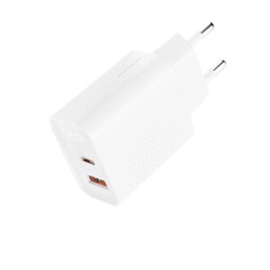 XO L163(EU) PD30W/QC18W (1USB-A+1USB-C) Fast Charger White