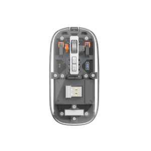 Wiwu Crystal wireless Mouse WM105 Dual bluetooth+ 2.4G Gray