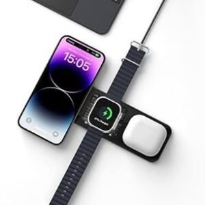 Wiwu Wi-W010 3 in 1 wireless charger Black