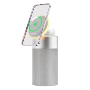Wiwu 3 in 1 Cableless charger speaker Wi-W022 White