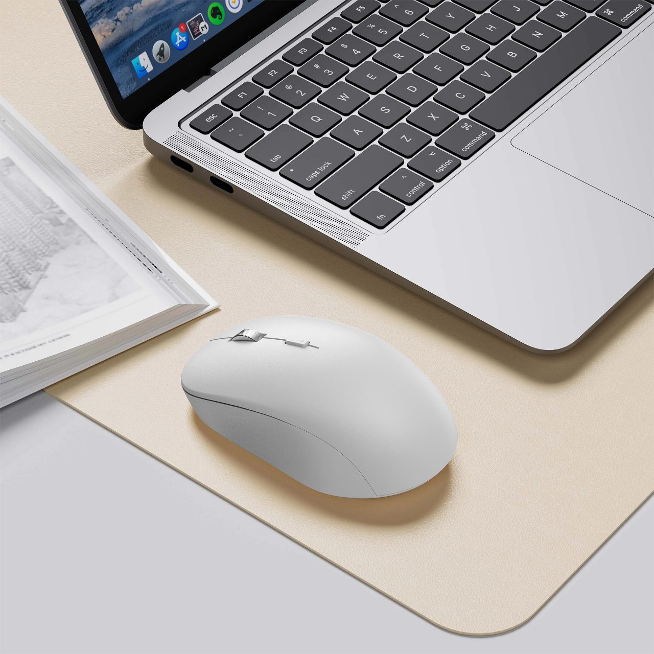 Wiwu WiMiCE Dual Mode Wireless Mouse WM108 Black - imagine 4